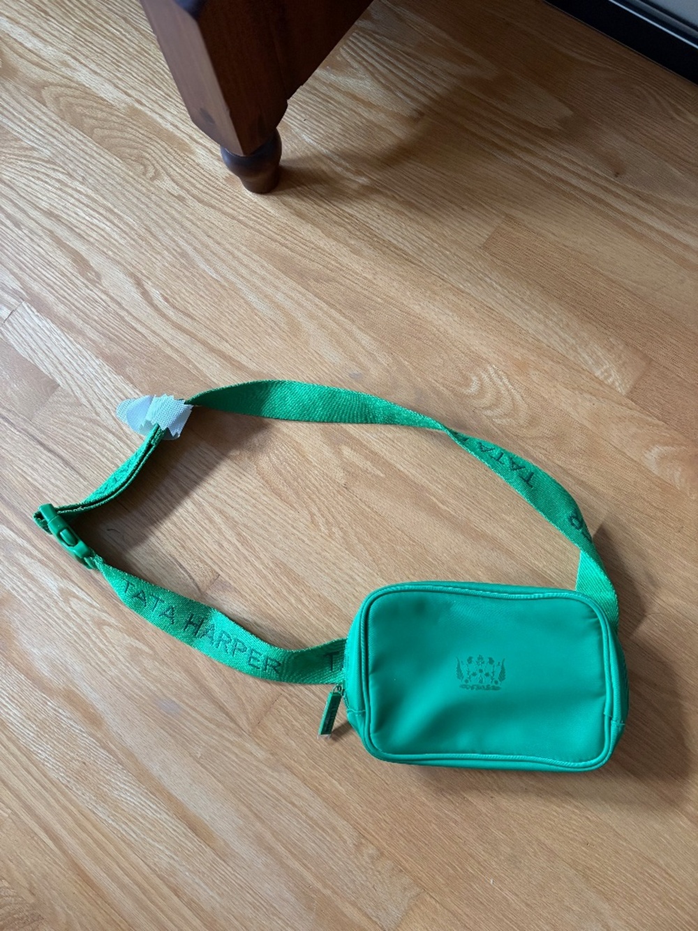 Tata Harper Green Crossbody Belt Bag